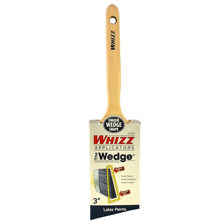 Work Tools 3" Wedge Professional Angled Cut Sash Paint Brush 21030